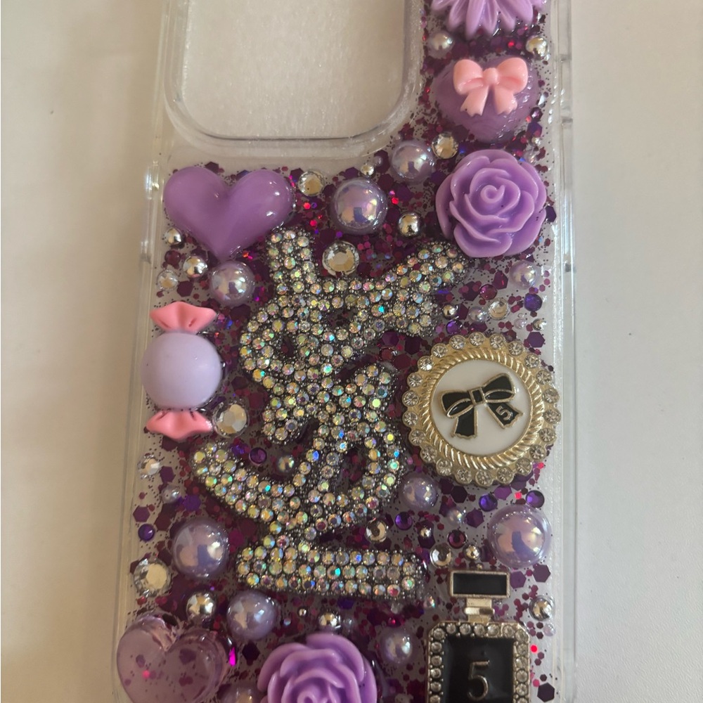 Decorative Purple and Pink Phone Case